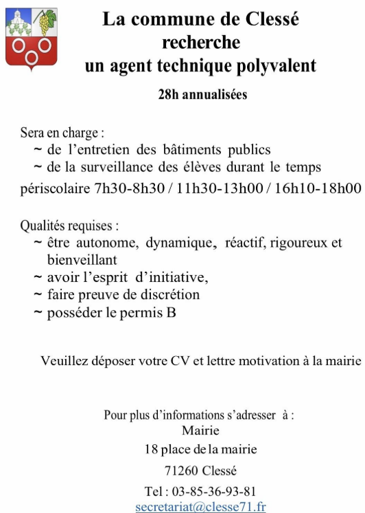 offre d'emploi